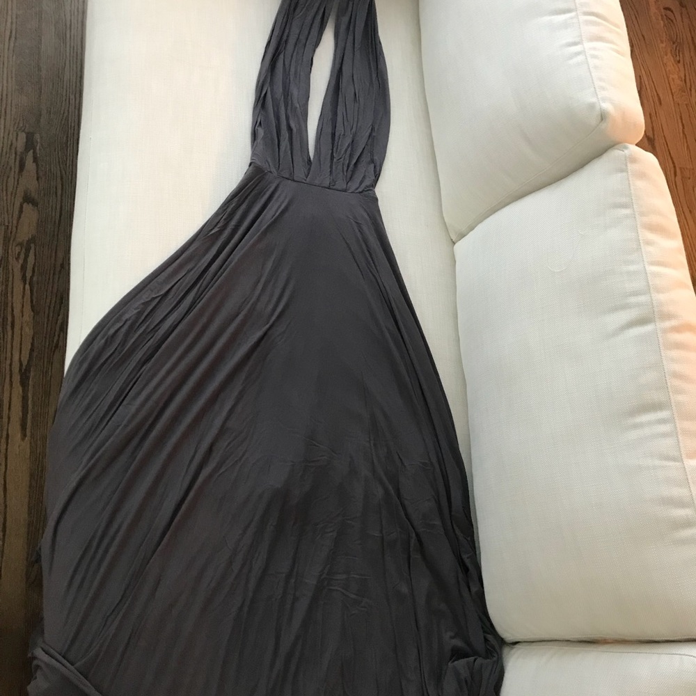 Gray convertible dress